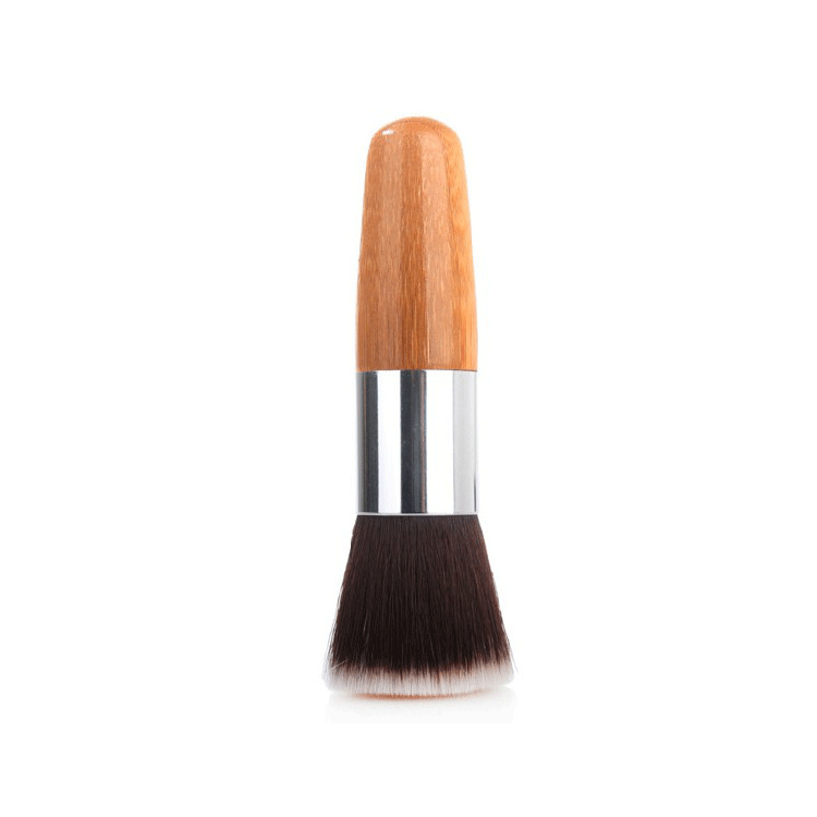 Single Blush Nylon Hair Beauty Tool Bamboo Makeup Brush