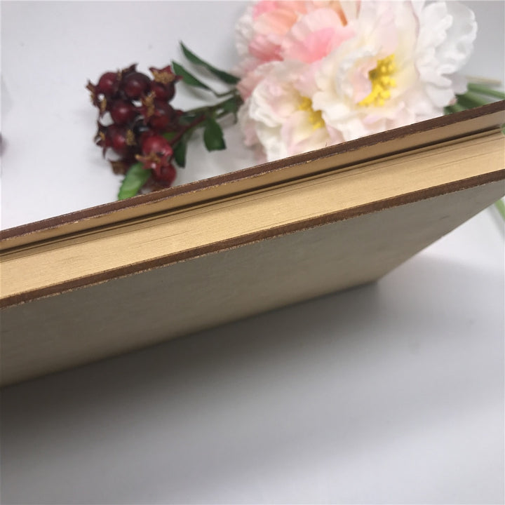 Wedding guest sign-in book guest book memorial book message book wooden carving gift book