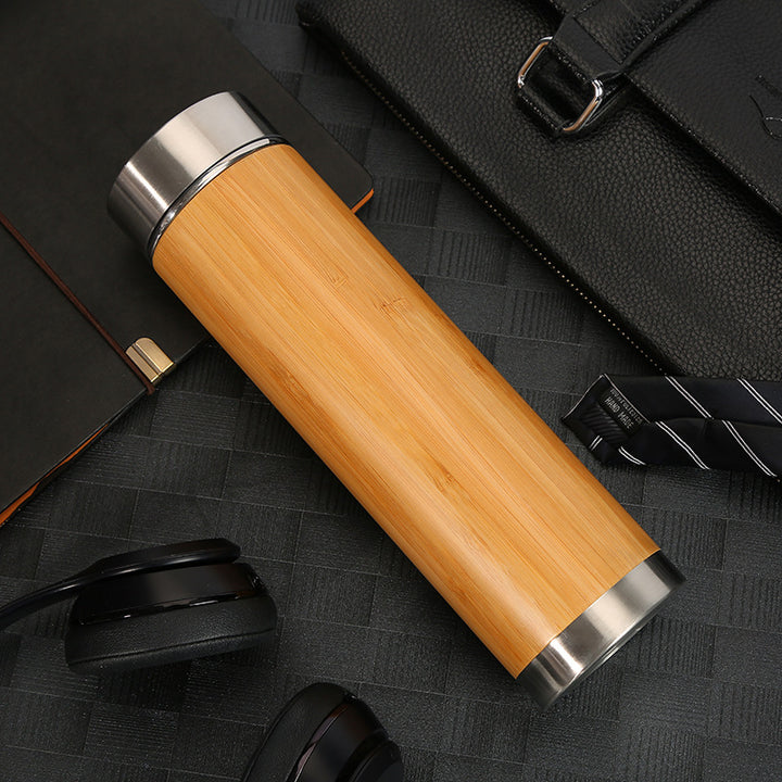 Bamboo Stainless Steel Insulated Bamboo Water Cup