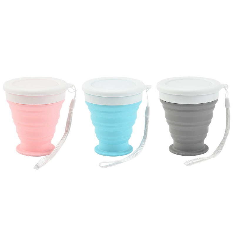 The Silicone Folding Cup Is Collapsible And Portable