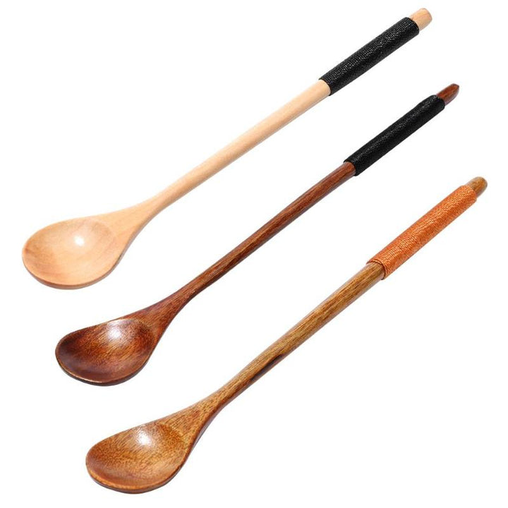 Wooden Korean Style Long Spoons