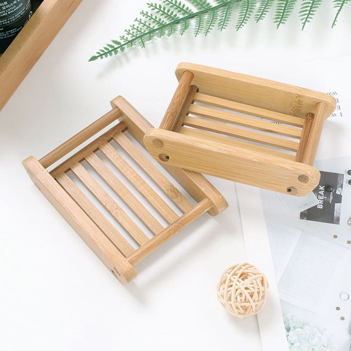 Wooden Natural Bamboo Soap Dishes