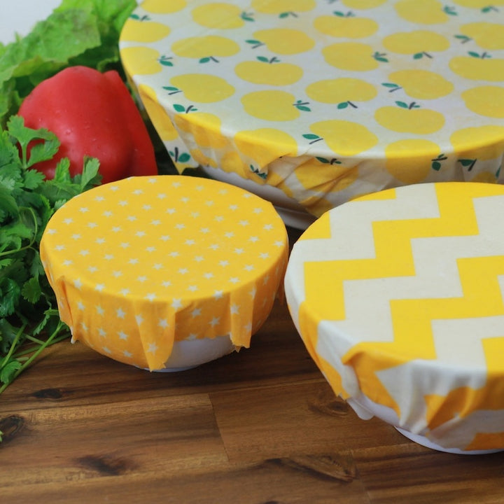 3 Pack Beeswax Eco Friendly Kitchen Wrap