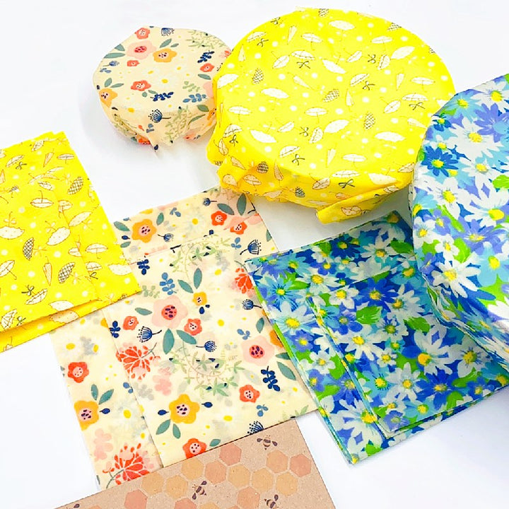 3 Pack Beeswax Eco Friendly Kitchen Wrap