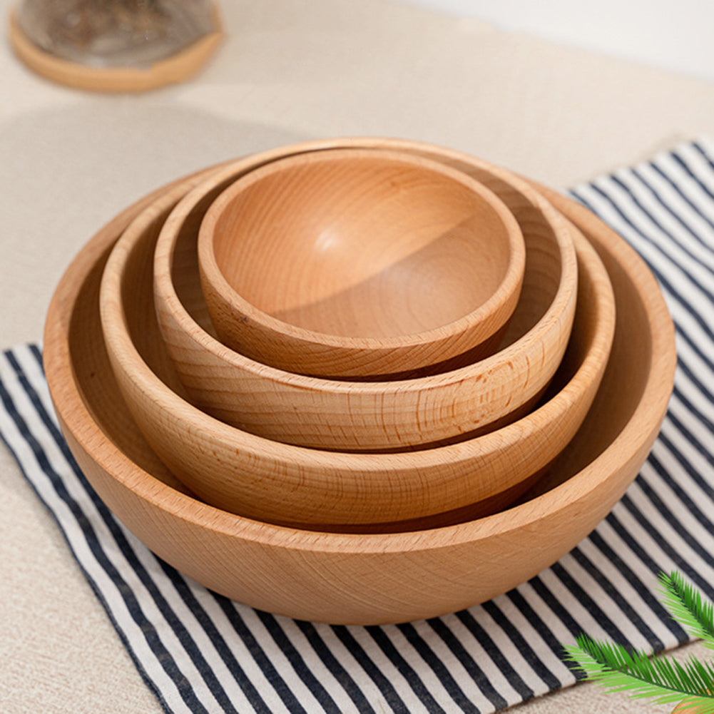 Handcrafted Round Dining Bowls