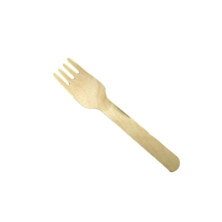 Disposable Wooden Forks Spoons Cutters Set