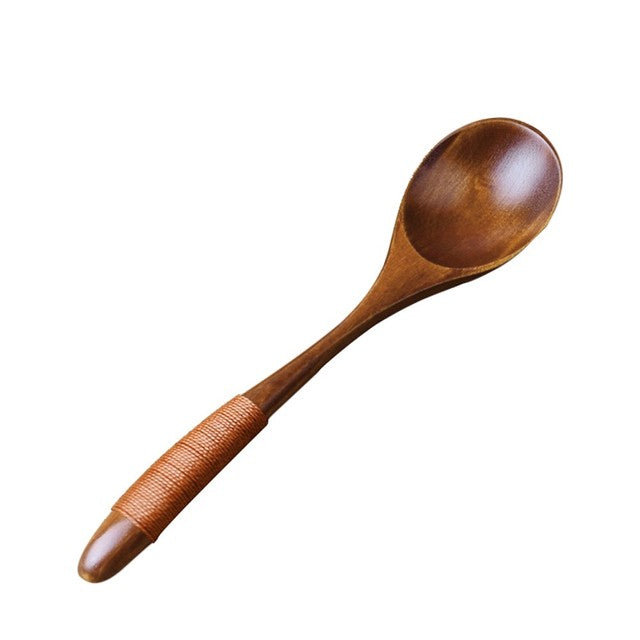 Bamboo Wooden Soup Teaspoon